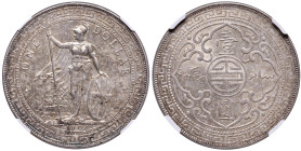 GRAN BRETAGNA. Eduardo VII (1901-1910). Trade Dollar 1902. AG. KM T5. In slab NGC 5788539-015 MS 62.
qFDC