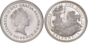 GRAN BRETAGNA. Elisabetta II (dal 1952). 50 Pence 1997. AG 
FS