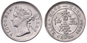 HONG KONG. Vittoria (1841-1901). 5 Cents 1899. AG (g 1,37). KM 5.
qFDC