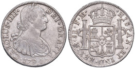 MESSICO. Carlo IV (1788-1808). 8 Reales 1794 FM. AG (g 26,92). Cal. 687.
qSPL