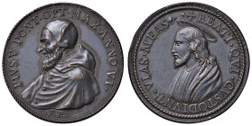 Pio V (1566-1572). Medaglia An. VI. BR (g 22,55 - Ø 36 mm). Modesti 631. Colpetto al bordo.
qFDC