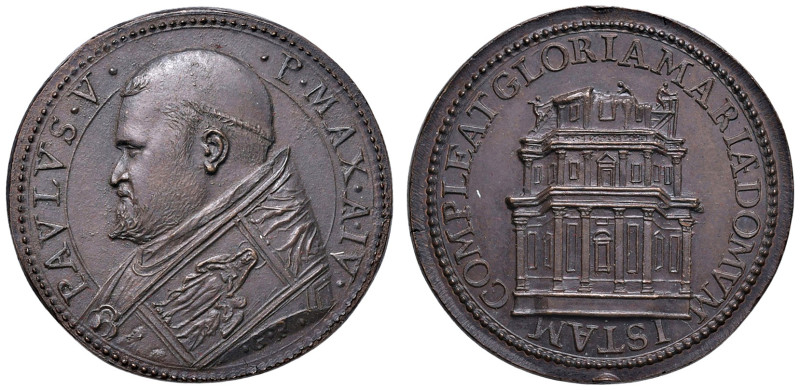 Paolo V (1605-1621). Medaglia 1608 An. IV. Opus: G. Rancetti. BR (g 21,66 - Ø 34...