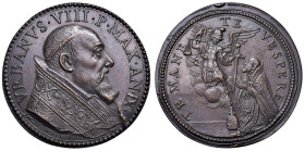 Urbano VIII (1623-1644). Medaglia 1631 An. IX. Opus: G. Molo. BR (g 23,53 - Ø 36 mm). Miselli 241.
SPL+