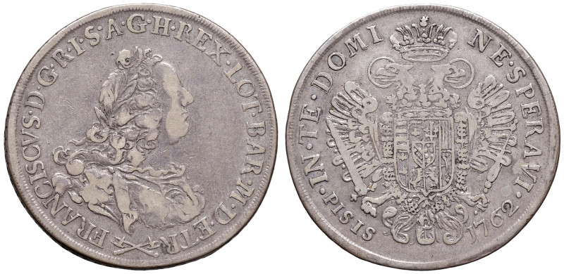 FIRENZE. Francesco II (III) di Lorena (1737-1735). Francescone 1762. AG (g 27,15...
