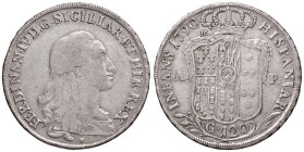 NAPOLI. Ferdinando IV di Borbone (1759-1816). 120 Grana 1790. AG (g 27,09). Gig. 53b; Magliocca 250. 
MB+/BB