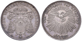 ROMA. Sede Vacante (1846). Scudo Romano 1846. AG (g 26,86). Gig. 2. Proveniente da montatura e fondi ritoccati.
qSPL