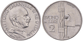 REGNO D'ITALIA. Vittorio Emanuele III (1900-1943). 2 Lire 1924 Fascio. NI. Gig. 106. 
FDC