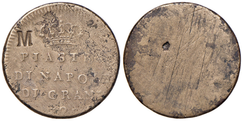 NAPOLI. (1734-1760). Peso monetale da 60 Grana (g 13,10).
BB