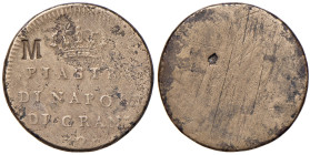 NAPOLI. (1734-1760). Peso monetale da 60 Grana (g 13,10).
BB