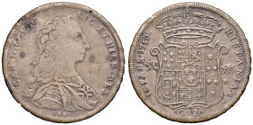 NAPOLI. Carlo di Borbone (1734-1759). 120 Grana 1753 (g 21,84). Falso d'epoca
qBB/BB