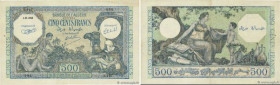 Country : ALGERIA 
Face Value : 500 Francs 
Date : 04 novembre 1943 
Period/Province/Bank : Banque de l'Algérie 
Catalogue reference : P.93 
Alphabet ...