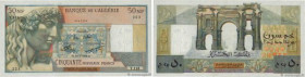 Country : ALGERIA 
Face Value : 50 Nouveaux Francs 
Date : 31 juillet 1959 
Period/Province/Bank : Banque de l'Algérie 
Catalogue reference : P.120a 
...