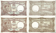 Country : BELGIUM 
Face Value : 20 Francs 
Date : 1944-1947 
Period/Province/Bank : Banque Nationale de Belgique 
Catalogue reference : P.111 
Alphabe...