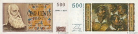 Country : BELGIUM 
Face Value : 500 Francs 
Date : 03 novembre 1953 
Period/Province/Bank : Banque Nationale de Belgique 
Catalogue reference : P.130a...