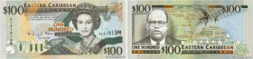 Country : CARIBBEAN  
Face Value : 100 Dollars 
Date : (1994) 
Period/Province/Bank : Eastern Caribbean Central Bank 
Department : Montserrat 
Catalog...