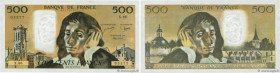 Country : FRANCE 
Face Value : 500 Francs PASCAL 
Date : 03 novembre 1977 
Period/Province/Bank : Banque de France, XXe siècle 
Catalogue reference : ...