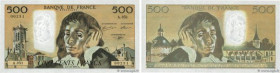 Country : FRANCE 
Face Value : 500 Francs PASCAL Petit numéro 
Date : 03 octobre 1991 
Period/Province/Bank : Banque de France, XXe siècle 
Catalogue ...
