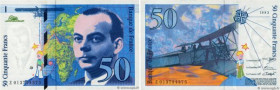 Country : FRANCE 
Face Value : 50 Francs SAINT-EXUPÉRY 
Date : 1993 
Period/Province/Bank : Banque de France, XXe siècle 
Catalogue reference : F.72.0...