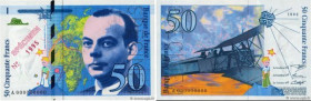 Country : FRANCE 
Face Value : 50 Francs SAINT-EXUPÉRY Spécimen 
Date : 1993 
Period/Province/Bank : Banque de France, XXe siècle 
Catalogue reference...