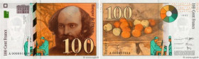 Country : FRANCE 
Face Value : 100 Francs CÉZANNE Petit numéro 
Date : 1997 
Period/Province/Bank : Banque de France, XXe siècle 
Catalogue reference ...