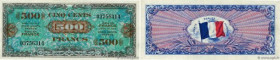 Country : FRANCE 
Face Value : 500 Francs DRAPEAU 
Date : 1944 
Period/Province/Bank : Trésor 
Catalogue reference : VF.21.01 
Additional reference : ...