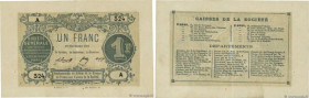 Country : FRANCE regionalism and miscellaneous 
Face Value : 1 Franc Société Générale 
Date : 18 novembre 1871 
Period/Province/Bank : Nécessités de 1...