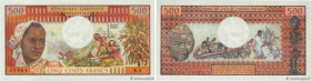 Country : GABON 
Face Value : 500 Francs 
Date : (1973) 
Period/Province/Bank : B.E.A.C. 
Department : République Gabonaise 
Catalogue reference : P.2...