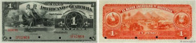 Country : GUATEMALA 
Face Value : 1 Peso Spécimen 
Date : (1895-1920) 
Period/Province/Bank : Banco Americano de Guatemala 
Catalogue reference : P..1...
