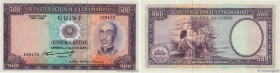 Country : PORTUGUESE GUINEA 
Face Value : 500 Escudos 
Date : 27 juillet 1971 
Period/Province/Bank : Banco Nacional Ultramarino 
Catalogue reference ...
