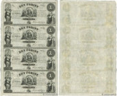 Country : HUNGARY 
Face Value : 1 Forint Planche 
Date : (1852) 
Period/Province/Bank : Ministère des Finances, émis à Philadelphie (USA) 
Catalogue r...