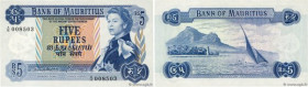 Country : MAURITIUS 
Face Value : 5 Rupees 
Date : (1972) 
Period/Province/Bank : Bank of Mauritius 
Catalogue reference : P.30b 
Alphabet - signature...