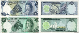 Country : CAYMAN ISLANDS 
Face Value : 1 et 5 Dollars Lot 
Date : (1972) 
Period/Province/Bank : Cayman Islands Currency Board 
Catalogue reference : ...