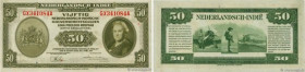 Country : NETHERLANDS INDIES 
Face Value : 50 Gulden 
Date : 02 mars 1943 
Period/Province/Bank : Muntbiljet 
Catalogue reference : P.116a 
Alphabet -...