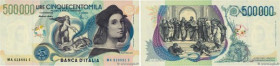 Country : ITALY 
Face Value : 500000 Lire 
Date : 06 mai 1997 
Period/Province/Bank : Banca d'Italia 
Catalogue reference : P.118 
Alphabet - signatur...