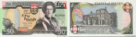 Country : JERSEY 
Face Value : 50 Pounds 
Date : (1993) 
Period/Province/Bank : States of Jersey, Administration anglaise 
Catalogue reference : P.24a...