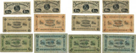Country : LATVIA 
Face Value : 5 Kopeck au 5 Roubles Lot 
Date : 1915 
Period/Province/Bank : Émission de Nécessité 
Department : Courlande 
French Ci...