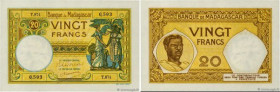 Country : MADAGASCAR 
Face Value : 20 Francs 
Date : (1948-1957) 
Period/Province/Bank : Banque de Madagascar 
Catalogue reference : P.37 
Alphabet - ...