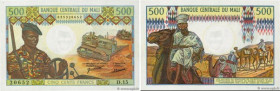 Country : MALI 
Face Value : 500 Francs 
Date : (1973-1984) 
Period/Province/Bank : Banque Centrale du Mali 
Catalogue reference : P.12d 
Alphabet - s...