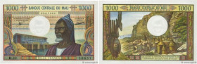 Country : MALI 
Face Value : 1000 Francs 
Date : (1970-1984) 
Period/Province/Bank : Banque Centrale du Mali 
Catalogue reference : P.13c 
Alphabet - ...