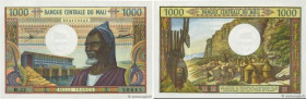 Country : MALI 
Face Value : 1000 Francs 
Date : (1970-1984) 
Period/Province/Bank : Banque Centrale du Mali 
Catalogue reference : P.13c 
Alphabet - ...