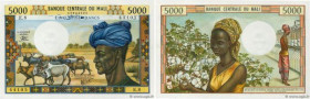 Country : MALI 
Face Value : 5000 Francs Fauté 
Date : (1984) 
Period/Province/Bank : Banque Centrale du Mali 
Catalogue reference : P.14e 
Alphabet -...