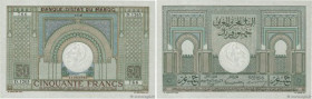 Country : MOROCCO 
Face Value : 50 Francs 
Date : 01 mars 1945 
Period/Province/Bank : Banque d'État du Maroc 
Catalogue reference : P.21 
Alphabet - ...