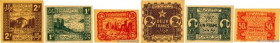 Country : MOROCCO 
Face Value : 50 Centimes, 1 et 2 Francs Lot 
Date : 06 avril 1944 
Period/Province/Bank : Empire Cherifien 
Catalogue reference : P...