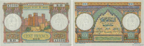 Country : MOROCCO 
Face Value : 100 Francs 
Date : 22 décembre 1952 
Period/Province/Bank : Banque d'État du Maroc 
Catalogue reference : P.45 
Alphab...