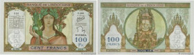 Country : NEW CALEDONIA 
Face Value : 100 Francs Spécimen 
Date : (1957) 
Period/Province/Bank : Banque de l'Indochine 
Catalogue reference : P.42ds 
...