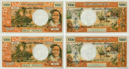 Country : NEW HEBRIDES 
Face Value : 1000 Francs Lot 
Date : (1970) 
Period/Province/Bank : Institut d'Émission d'Outre-Mer 
Catalogue reference : P.2...