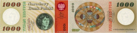 Country : POLAND 
Face Value : 1000 Zlotych 
Date : 29 octobre 1965 
Period/Province/Bank : Narodowy Bank Polski 
Catalogue reference : P.141a 
Alphab...