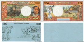 Country : POLYNESIA, FRENCH OVERSEAS TERRITORIES 
Face Value : 1000 Francs Lot 
Date : (1995) 
Period/Province/Bank : Institut d'Émission d'Outre-Mer ...