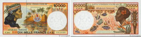 Country : POLYNESIA, FRENCH OVERSEAS TERRITORIES 
Face Value : 10000 Francs 
Date : (2002) 
Period/Province/Bank : Institut d'Émission d'Outre-Mer 
Ca...