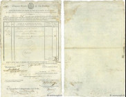 Country : REUNION ISLAND 
Face Value : 132 Francs 
Date : 1822 
Period/Province/Bank : Document 
Catalogue reference : P.- 
Commentary : Douanes Royal...
